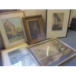 L G Linnell - Summertime, a watercolour signed lower right hand corner and one other by the same