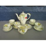 A Paragon floral patterned coffee set