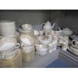 A Royal Doulton sovereign dinner service, approximately 140 pieces