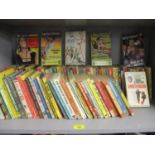 A quantity of 1960s novels to include vintage pulp fiction, The Saint and Collins Fontana books, all