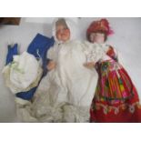 Two dolls to include an early 20th century Armand Marseille doll