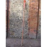 A rowing oar painted with crest and inscribed Lady Margaret Gentlemen's Boat 1958 and listing the