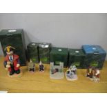 Six Camberwick Green, Robert Harrop groups, CG404 The Mayor, limited edition, CGFG06 Apples