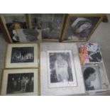 Three Marilyn Monroe photographs, one with a gallery stamp to reverse, two framed and glazed