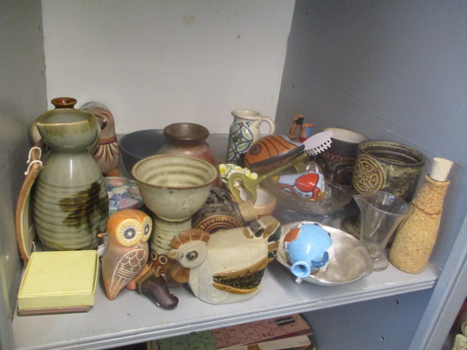 A mixed lot to include mixed records, Noritake tea set, Tremar pottery and other items - Image 2 of 2