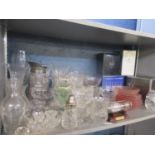 A mixed lot of glassware to include Stuart Crystal, Edinburgh International, vases and other items