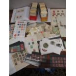 Stamps on covers, cards, stock cards and club book pages etc GB, Aust Ant, Germany, China,