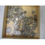 British silver and pre 1947 coins to include half crowns, shillings and three pences