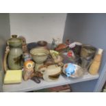 A mixed lot to include mixed records, a Noritake tea set, Tremar pottery and other items LOCATION: