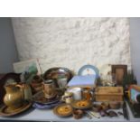 Ceramics, glassware, tureens, commemorative items, a book slide, collectors plates, 1960's French