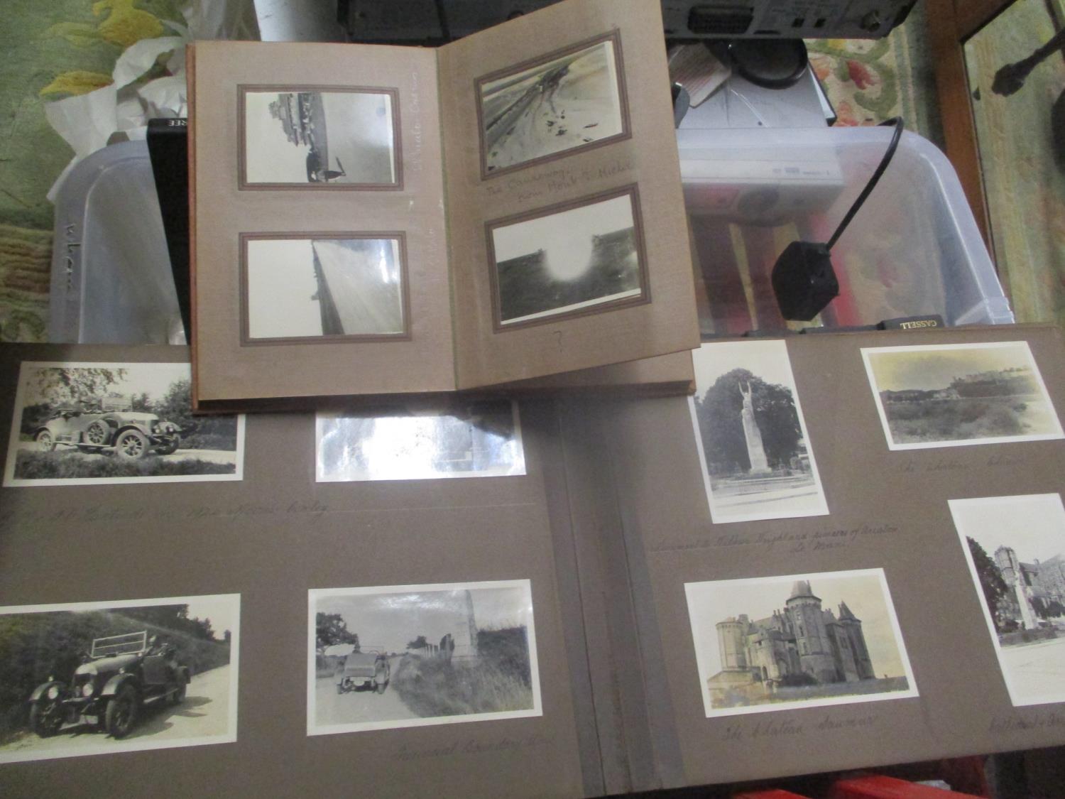 Two early 20th century photograph albums, together with mixed books to include Winston Churchill The