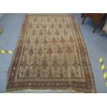 A wool Isfahan rug A/F 195cm x 139cm