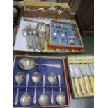 Mid 20th century and later cutlery and flatware, mainly stainless steel to include an early 20th