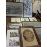 W.P. Hodges - Three hunting prints and others