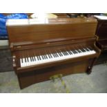 A Bentley mahogany cased upright piano No.101257