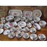 A quantity of Royal Worcester Evesham A/F and other ceramics