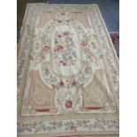 A Chinese Aubusson carpet 230cm x 140cm