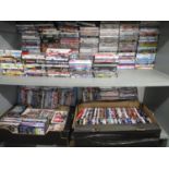 Over 3000 DVDs and CDs to include 21 Jump Street, comedies, films and others