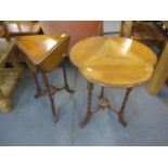 A pair of early 20th century mahogany triangular style supports (one table A/F)