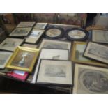 Mixed pictures to include a Donald Crawford signed engraving, mixed coloured engravings and others