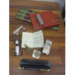 A mixed lot to include a soldiers pocket diary from 1945, a 1914-15 Star Company medal (without