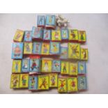 A selection of boxed Disneykins by Marx painted ornaments (32) and two empty boxes together with a