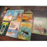 Seven Tintin Uk First Editions