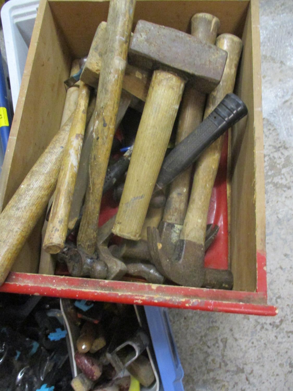 A quantity of hand tools to include Mitre saw and hammers etc (5 boxes) - Image 3 of 3