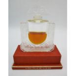 A Lalique Limited Edition perfume, etched to underside Lalique R France, 40 ml, opened bottle, in