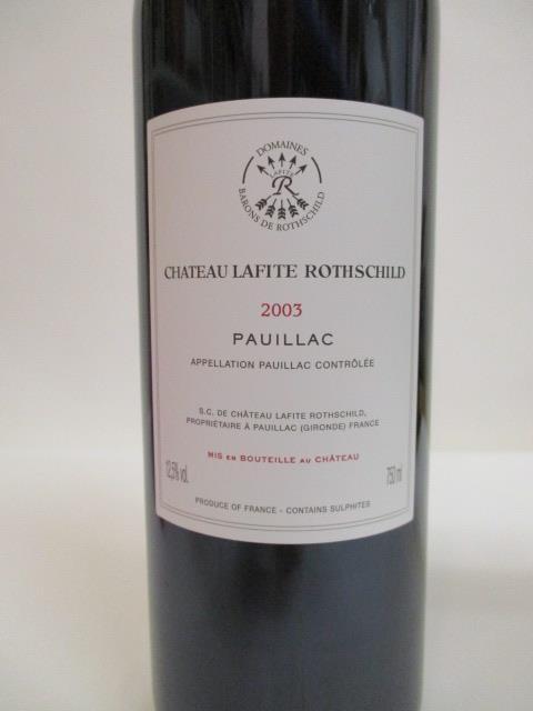 1 Bottle of Chateau Lafite Rothschild 2003 Pauillac - Image 7 of 7