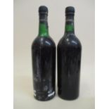 Two bottles of 1963 Feuerheerd vintage Port