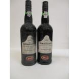 2 Bottles of late bottled Grahams Port 1992