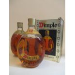 Two bottles of Dimple Haig de Luxe Scotch Whisky, 75cl, one boxed