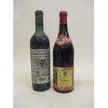 One bottle of Pierre Ricard Volnay 1961 and one bottle of Vieux Ferrand Pomerol 1967