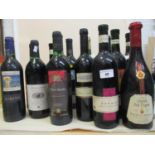 Fifteen mixed bottles to include Merlot, Rioja etc