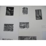 A collection of wood engravings, to include works by Stanislav Filipov, Ian Stephens (b. 1941), Andy