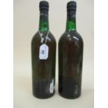 Two bottles of 1963 Feuerheerd vintage Port
