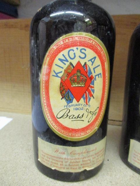 Two bottles of Bass Kings Ale Feb 22 1902 - July 1977 - Image 2 of 2