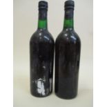 Two bottles of 1963 Feuerheerd vintage Port