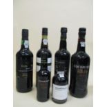 Six mixed bottles of Port to include Cockburn's