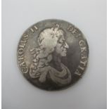 A Charles II crown coin, 1667