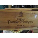 Chateau Pierre de Montignac Medoc 1995, six bottles, cased