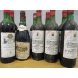 Twenty mixed bottles of red wine to include Bordeaux, Cotes de Rhone