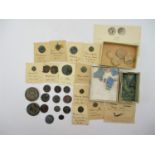 A collection of ancient Roman and Greek coins, of various dates and denominations, to include very