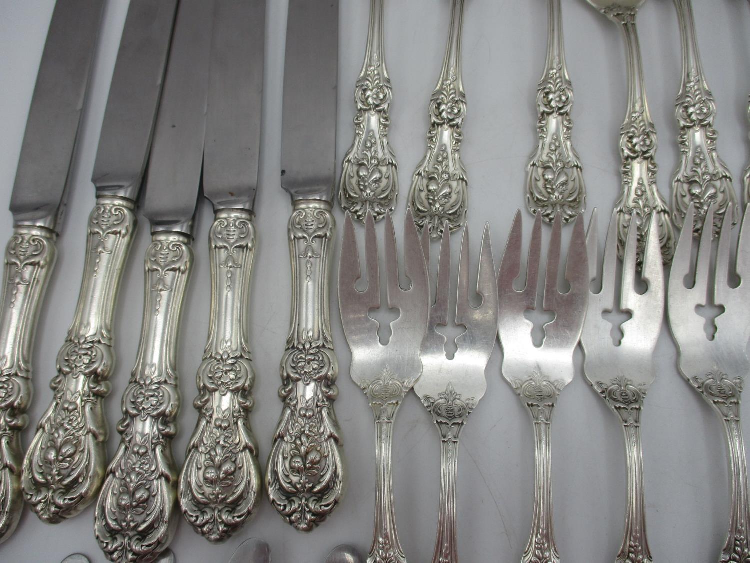 A set of 20th century American silver flatware by Reed & Barton, in the Francis I pattern, - Image 3 of 6