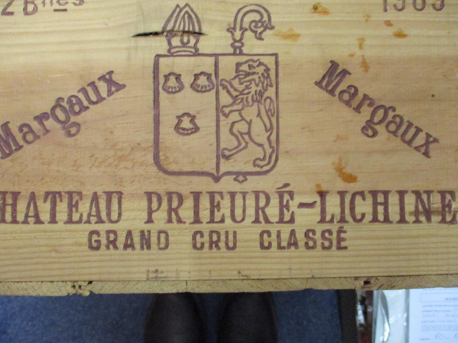 Six Chateau Prieve, Lichiae 1989 Margaux, Grand Cru Classe - Image 4 of 4