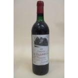 One bottle of Chateau L'Evangile 1987 Pomerol, 750ml