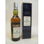 One bottle of boxed St Magdalene Natural Cask Strength Single Malt Scotch Whisky, aged 25 years,