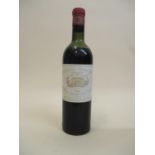 One bottle of Chateau-Margaux Premier Grand Cru Class 1960