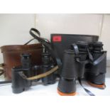 Two binoculars, Solent 10x 50 and Kershaw 6 x 30